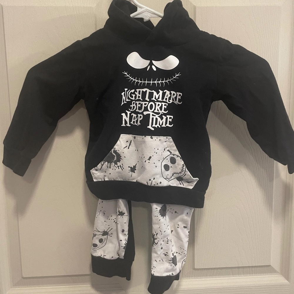 12 Month Nightmare Before Christmas Pajama Set